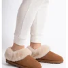 totes Ladies Real Suede Bootie W/Fur Cuff & Lining