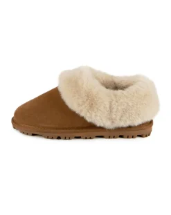 totes Ladies Real Suede Bootie W/Fur Cuff & Lining