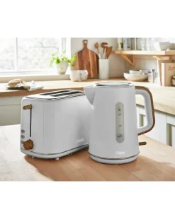 Tower Scandi Grey Kettle and 2 Slice Toaster Bundle