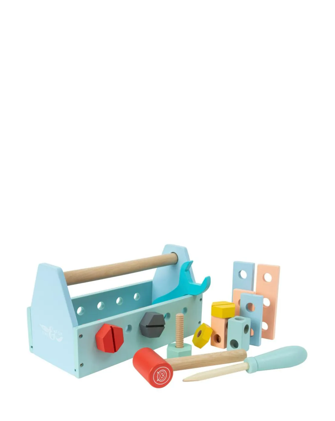 TP Owl & Fox Wooden Toolbox