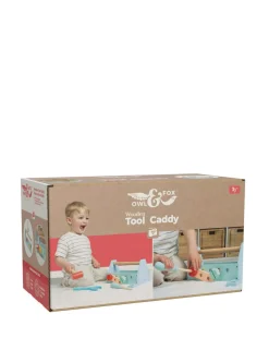 TP Owl & Fox Wooden Toolbox