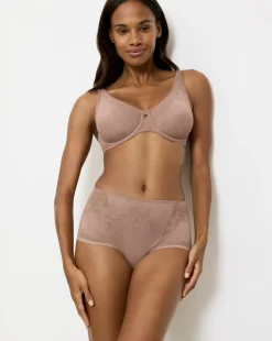Triumph Wild Rose Sensation Maxi Knicker Choc Mousse