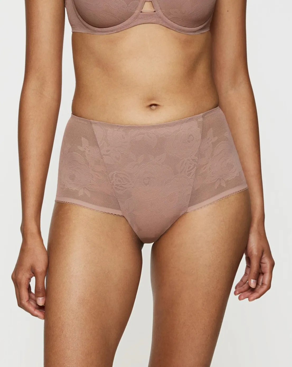 Triumph Wild Rose Sensation Maxi Knicker Choc Mousse