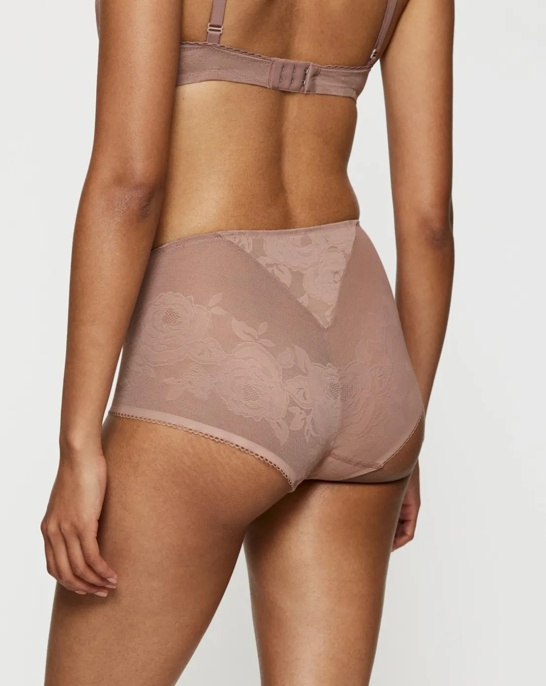 Triumph Wild Rose Sensation Maxi Knicker Choc Mousse