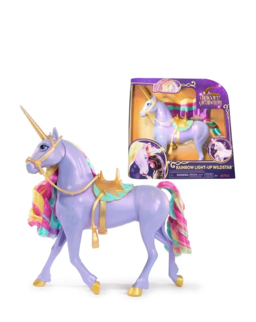 Unicorn Academy 11-inch Rainbow Light-Up Wildstar Unicorn