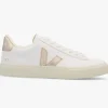Veja Campo Extra White Platine Chromefree Leather Trainers