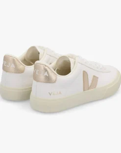 Veja Campo Extra White Platine Chromefree Leather Trainers