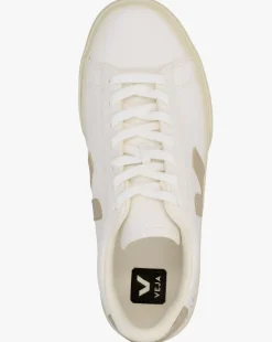 Veja Campo Extra White Platine Chromefree Leather Trainers