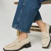 Westerly Low Block Heel Suede Loafers Extra Wide EEE Fit
