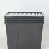 Wham Crystal Smoke Grey 80L Box and Lid 4PK