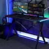 X Rocker Lumio XL Gaming Desk with 3 Sided App-Controlled LED Lighting