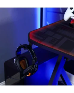 X Rocker Lumio XL Gaming Desk with 3 Sided App-Controlled LED Lighting