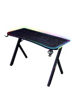 X Rocker Lumio XL Gaming Desk with 3 Sided App-Controlled LED Lighting