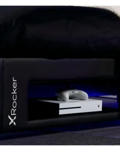 X Rocker Single Cerberus Twist TV Bed - Blue