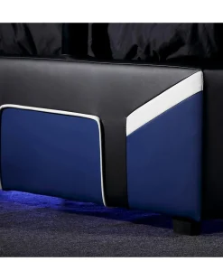 X Rocker Single Cerberus Twist TV Bed - Blue