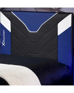 X Rocker Single Cerberus Twist TV Bed - Blue