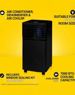 Zanussi 7000 BTU 3 in 1 Air Conditioner
