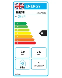 Zanussi 7000 BTU 3 in 1 Air Conditioner