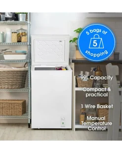 Abode A99CF0E1W Chest Freezer 99L - White