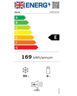 Abode A99CF0E1W Chest Freezer 99L - White