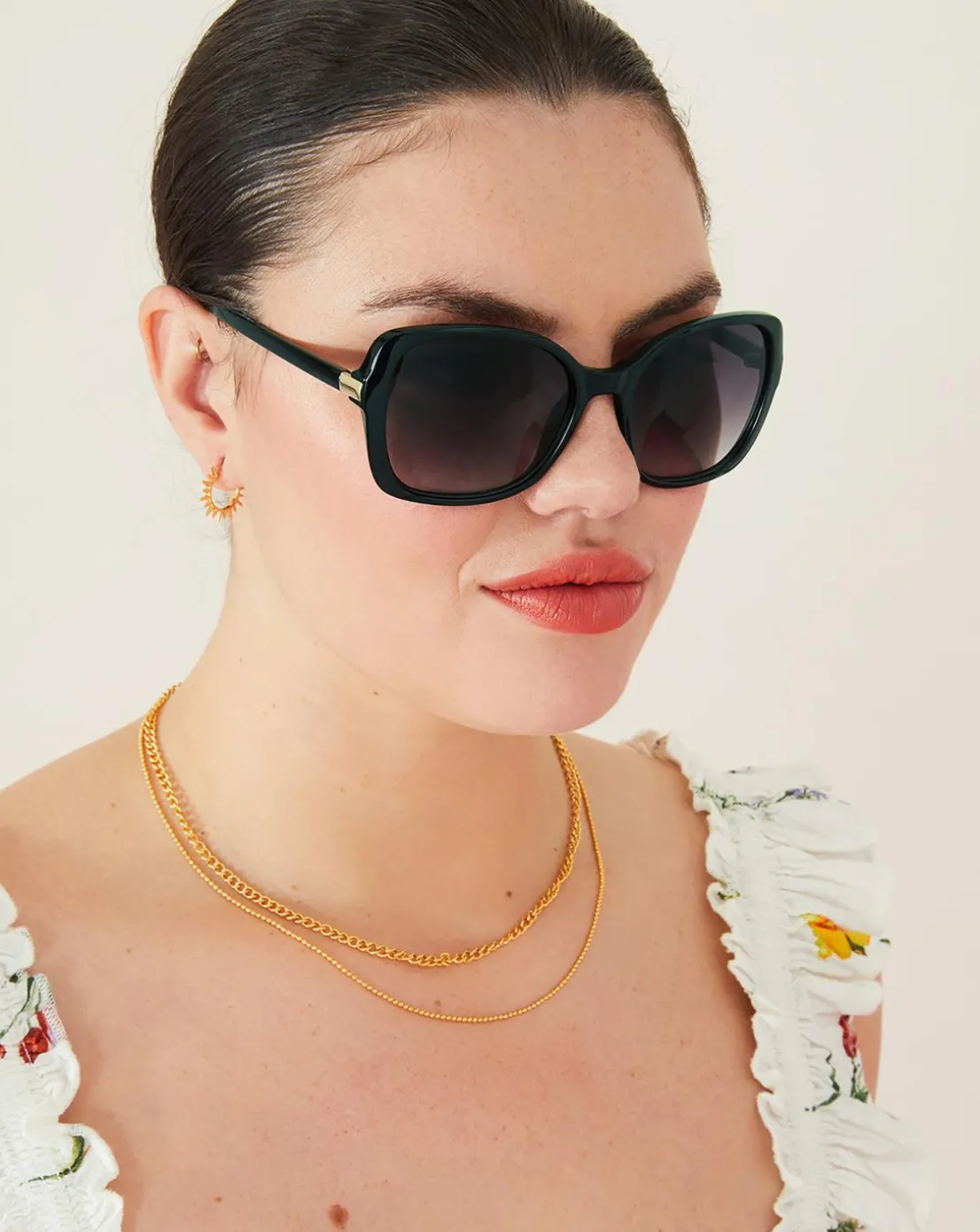 Accessorize Oversized Square Sunglasses