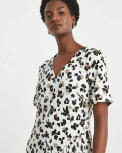 Asymmetric Seam Maxi Dress