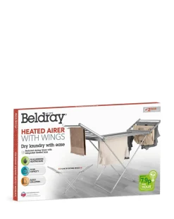 Beldray EH1156 12m Winged Electric Heated Clothes Airer