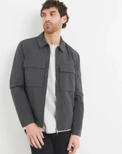 Charcoal Ripstop Lightweight Jacket