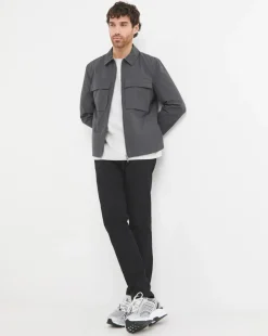 Charcoal Ripstop Lightweight Jacket