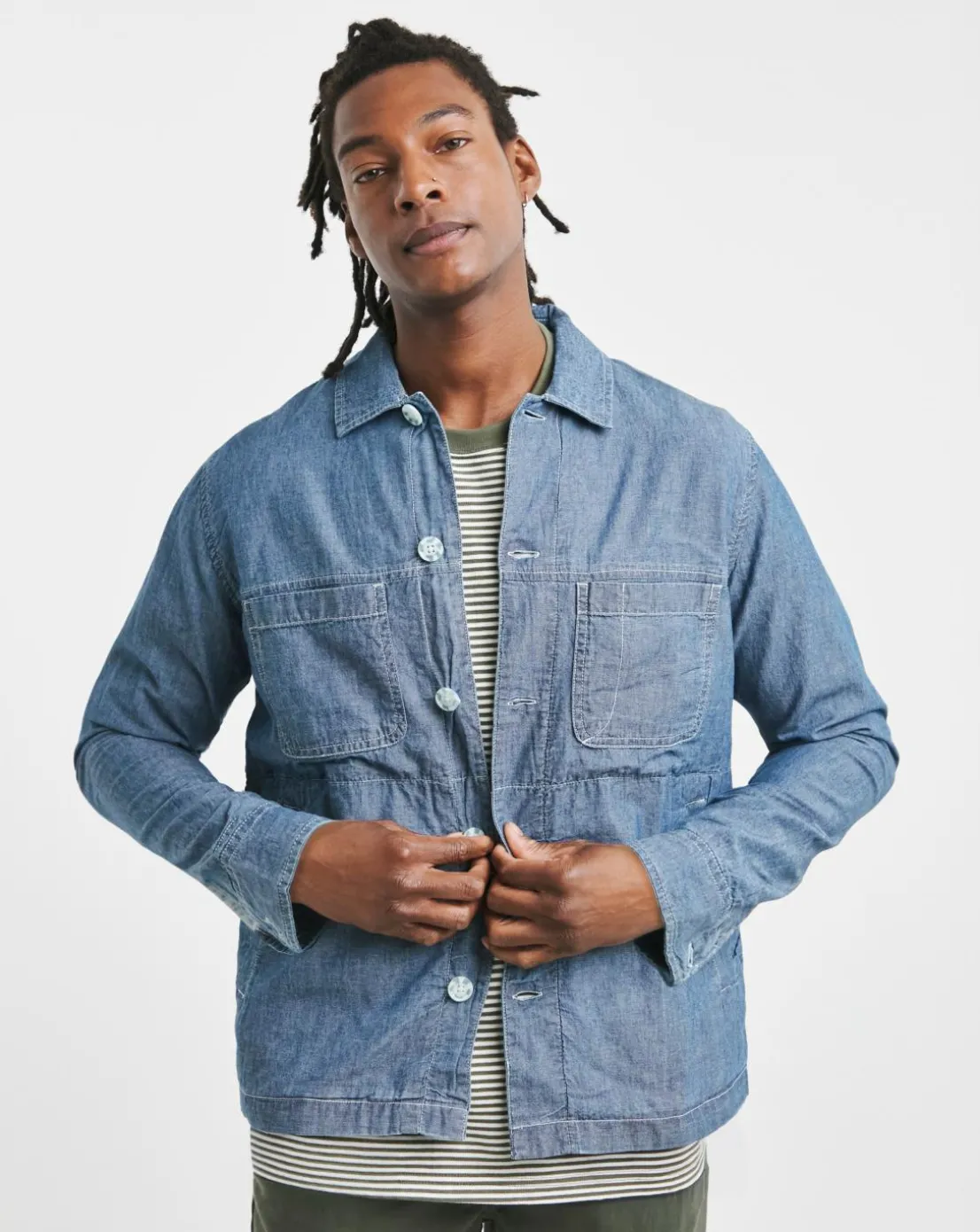 Denim Chambray Shacket