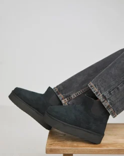 Edith Flatform Warm Lined Chelsea Snug Boots Extra Wide EEE Fit