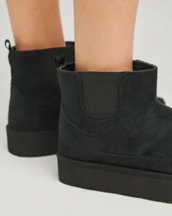 Edith Flatform Warm Lined Chelsea Snug Boots Extra Wide EEE Fit