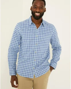 Fatface Sandy Check Shirt - Vintage Blue