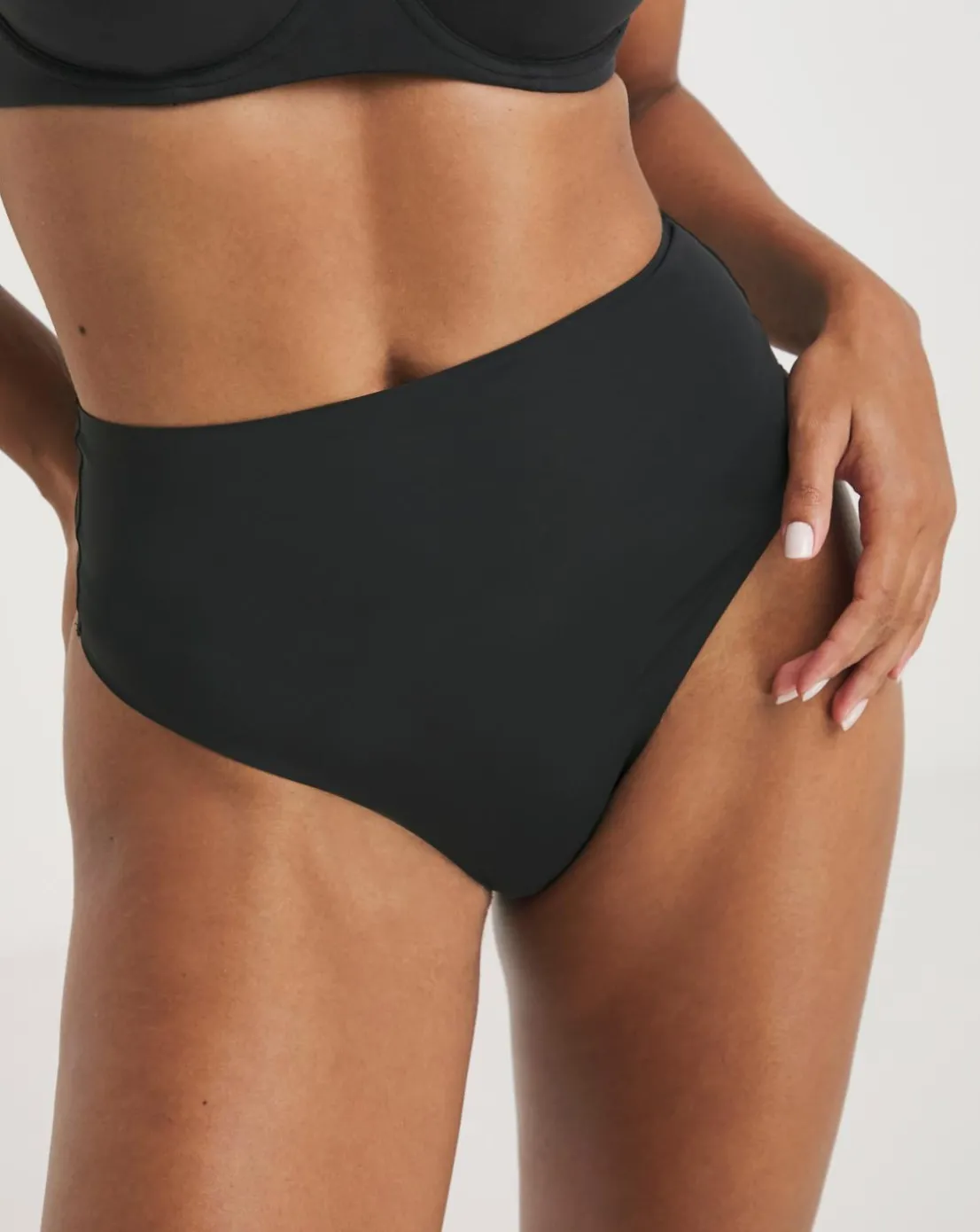 Figleaves Smoothing Multiway Balcony Bra B-GG - Black