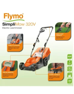 Flymo SimpliMow 320V Corded 32m Lawnmower