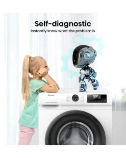 Hisense WF1Q1041BW 1 Series 10kg 1400 Spin Washing Machine - White