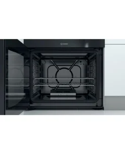 Indesit ID67G0MCX/UK Gas Double Cooker - Stainless Steel