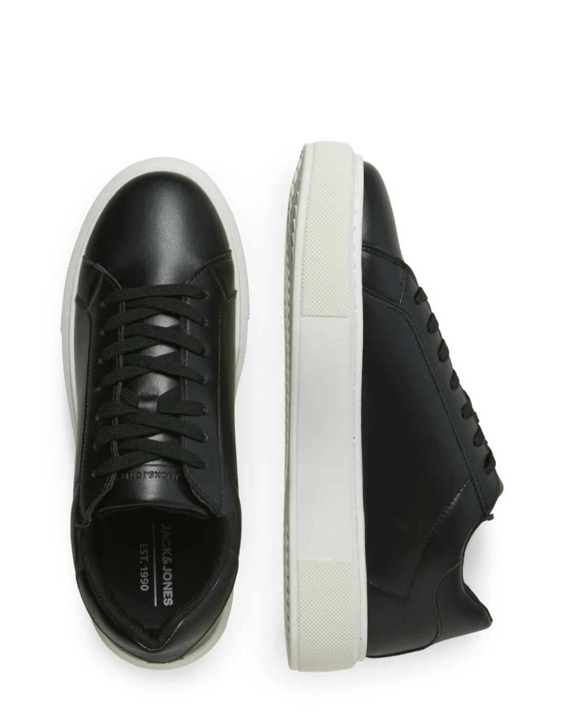 Jack & Jones Aspire Cupsole PU Trainer - Black