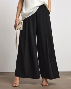 Joanna Hope Pleated Wide Leg Trousers
