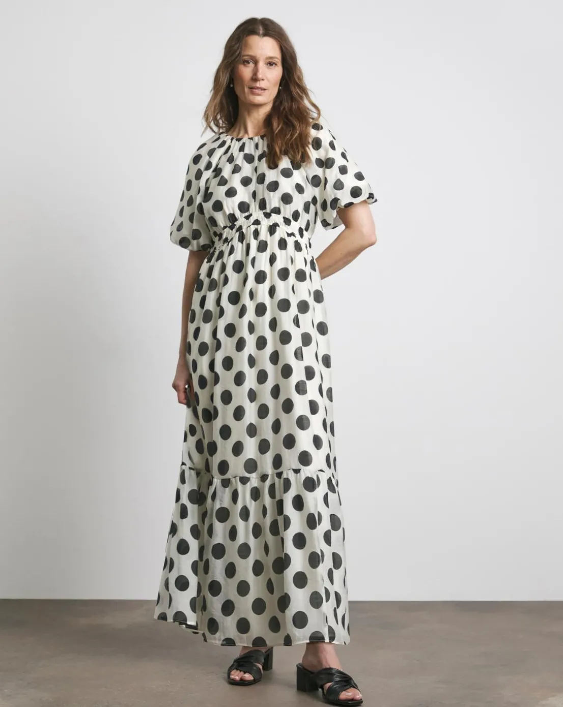 Joanna Hope Puff Sleeve Printed Dress