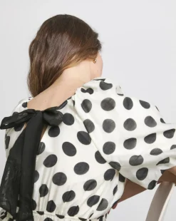 Joanna Hope Puff Sleeve Printed Dress