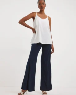 Joanna Hope Regular Navy Palazzo Trouser