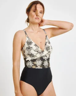 Joanna Hope Twist Front Swimsuit