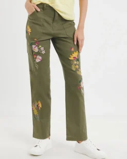 Joe Browns Embroidered Cargo Trousers