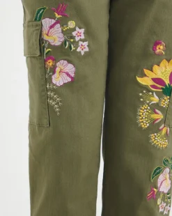 Joe Browns Embroidered Cargo Trousers