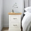 Julipa Ashford 2 Drawer Bedside Table