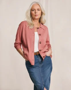 Julipa Collared Button Down Cardigan