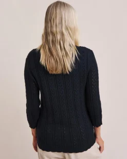 Julipa Crochet Button Down Cardigan