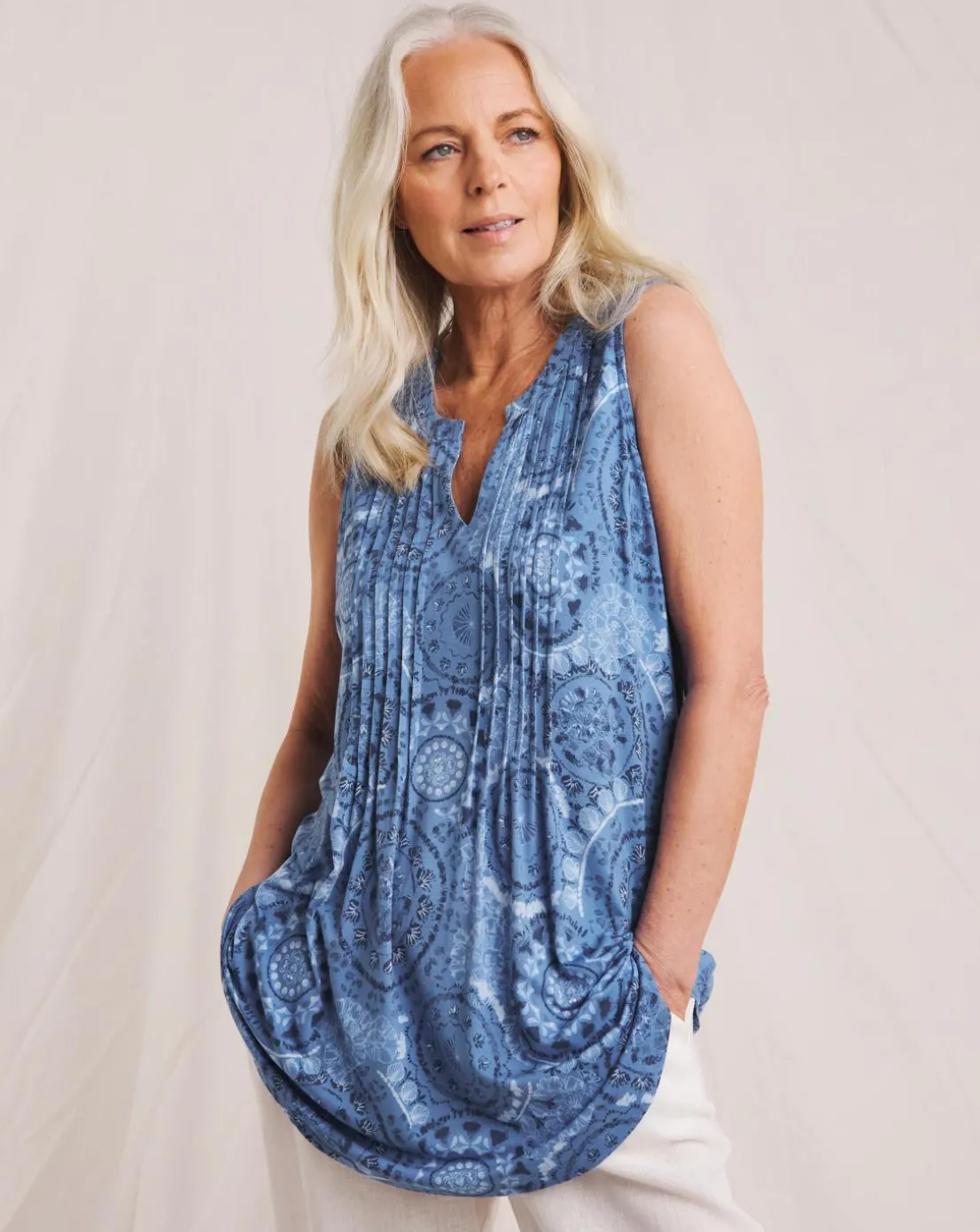 Julipa Jersey Pintuck Top