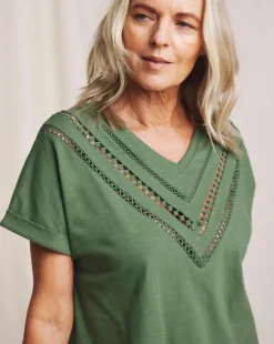 Julipa Lace Trim T-Shirt